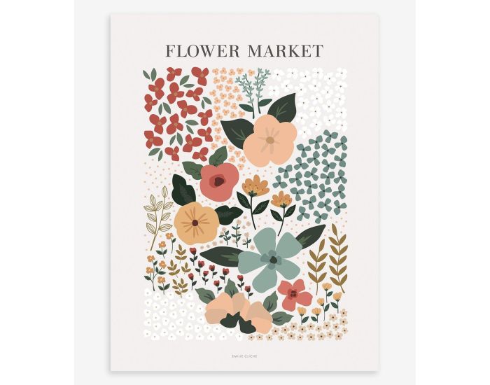 LILIPINSO Affiche Seule - Bloem - Flower Market  (5)