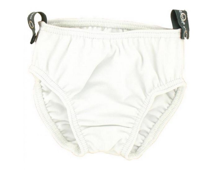 MAYOPARASOL Maillot bb nageur garon culotte detachable pour combi Blanc (1)
