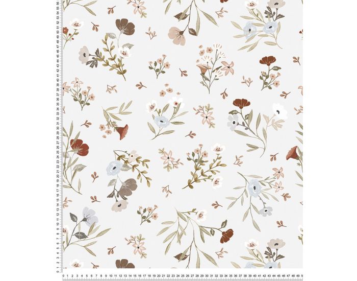 LILIPINSO Papier Peint - Lilydale - Douces Fleurs - Gris Rouleau 10 m (2)
