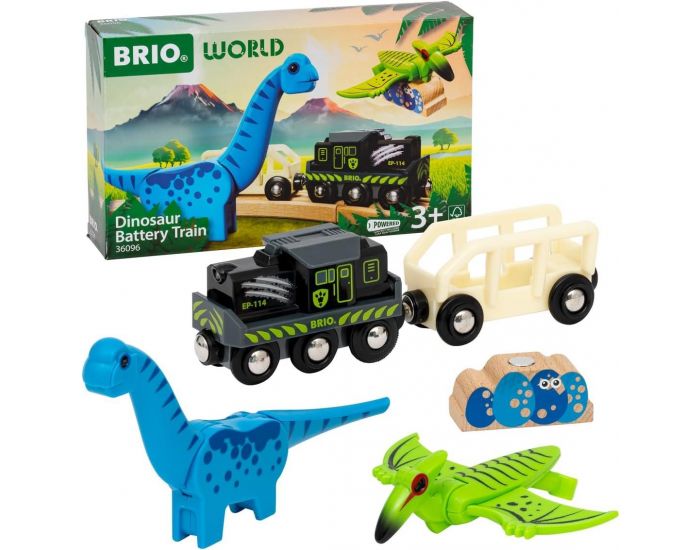 BRIO Train des Dinosaures  Pile - Ds 3 ans (1)