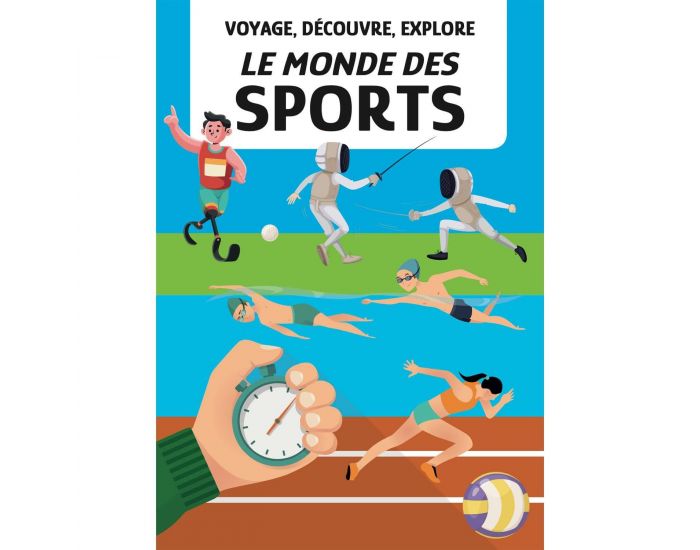 SASSI JUNIOR Puzzle & Livre - Voyage, Dcouvre, Explore : Le Monde des Sports - Ds 3 ans (2)
