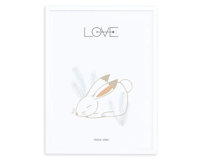 LILIPINSO - Affiche Seule - Nordic - Lapin 