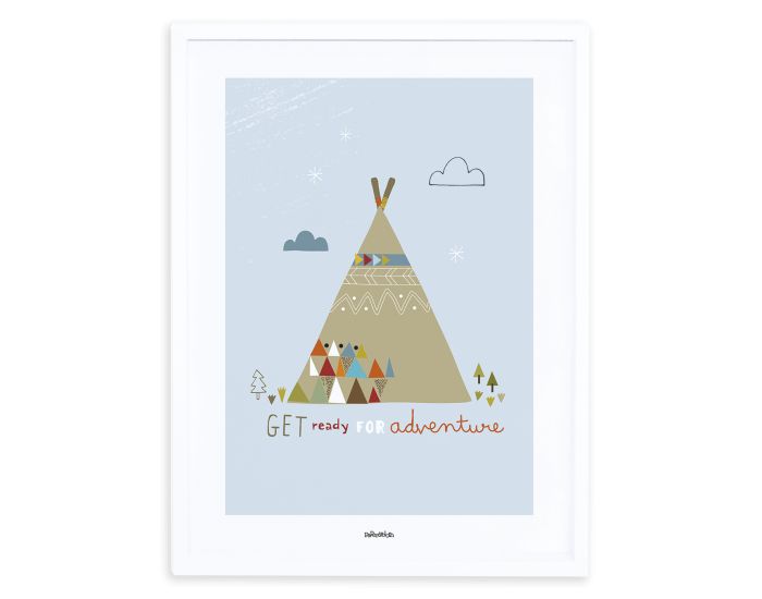LILIPINSO Affiche Seule - Little Indians - Tipi (2)