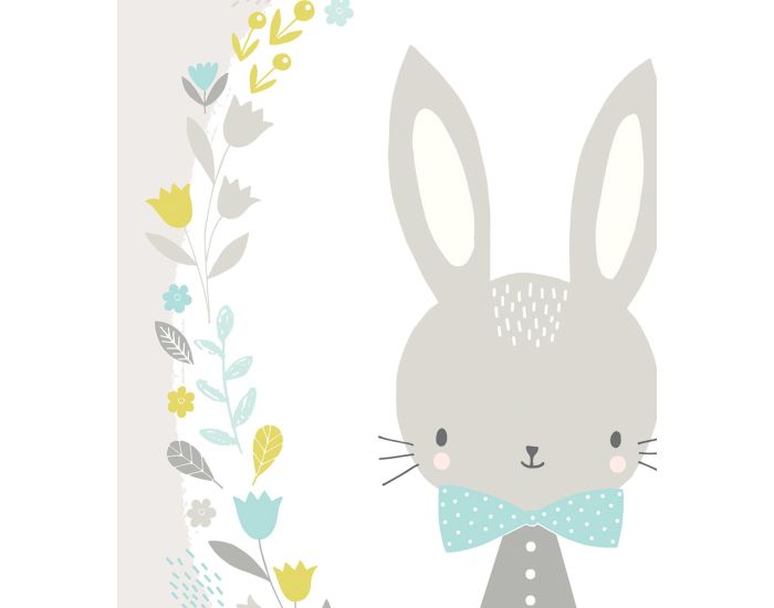 LILIPINSO Affiche Seule - Bb Lapin et Fleurs Sweet Bunnies (1)