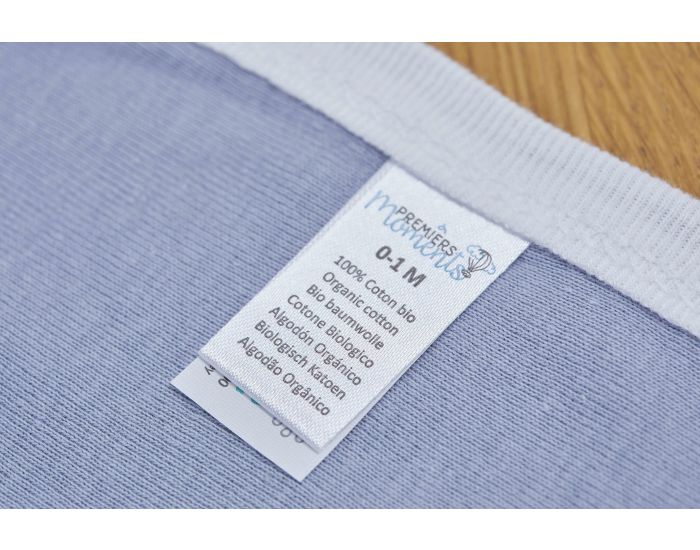 PREMIERS MOMENTS Pyjama Velours 100% coton bio - Ocan (12)