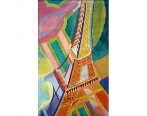 MICHELE WILSON Puzzle Tour Eiffel De Delaunay - 100 Pices - Ds 8 Ans