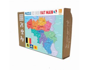MICHELE WILSON Puzzle Carte de la Belgique - 24 Pices - Ds 4 ans 