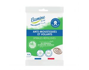 ETAMINE DU LYS 10 Spirales Anti-Moustiques et Volants