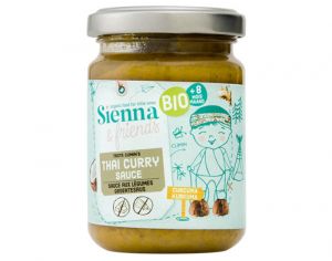 SIENNA AND FRIENDS Ma Premire Sauce Curry Thai - 130g - Ds 8 mois