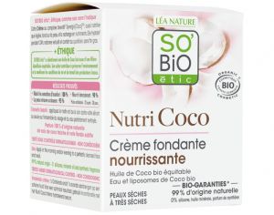 SO'BIO TIC Crme Fondante Nourrissante - Nutri Coco - 50ml