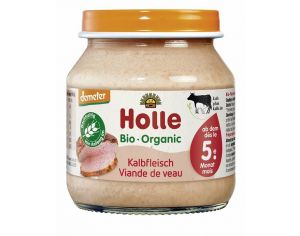 HOLLE Petit Pot de Viande - 125 g Veau - Ds 5 mois