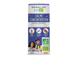 GRANIONS KID BIO Calme et Concentration - Ds 3 ans - 125 ml 