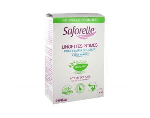 SAFORELLE Lingettes - Hygine Intime - Biodgradable - Boite de 10