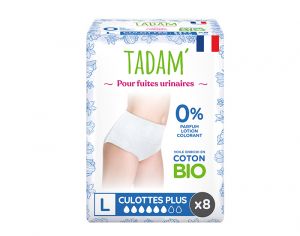 TADAM Culottes Plus Fuites Urinaires  Taille L - Boite de 8