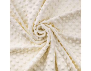 CRAFT LOOM Coupons de Tissu Minky de Haute Qualit - Tailles Sur-mesure - Ecru