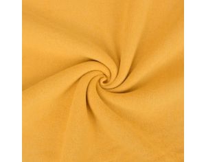 CRAFT LOOM Coupon de Tissu Polaire - de 100% Coton - Tailles Sur-mesure - Moutarde