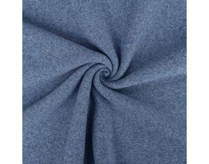 CRAFT LOOM Coupon de Tissu Polaire - de 100% Coton - Tailles Sur-mesure - Denim