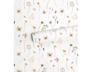 LILIPINSO Papier Peint - Mademoiselle - Fleurs de Mai  Rouleau 10 m
