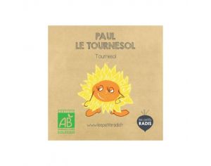 LES PETITS RADIS Mini Kit de Graines Bio - Paul le Tournesol - Ds 3 ans