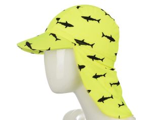 SLIPSTOP Casquette Anti UV Protge Nuque - Shark - Taille Unique