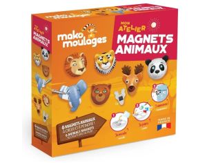 MAKO CREATIONS Mon Atelier Moulage Magnets - Animaux - Ds 5 ans