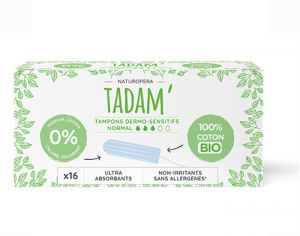 TADAM Tampons Dermo-Sensitifs - Boite de 16