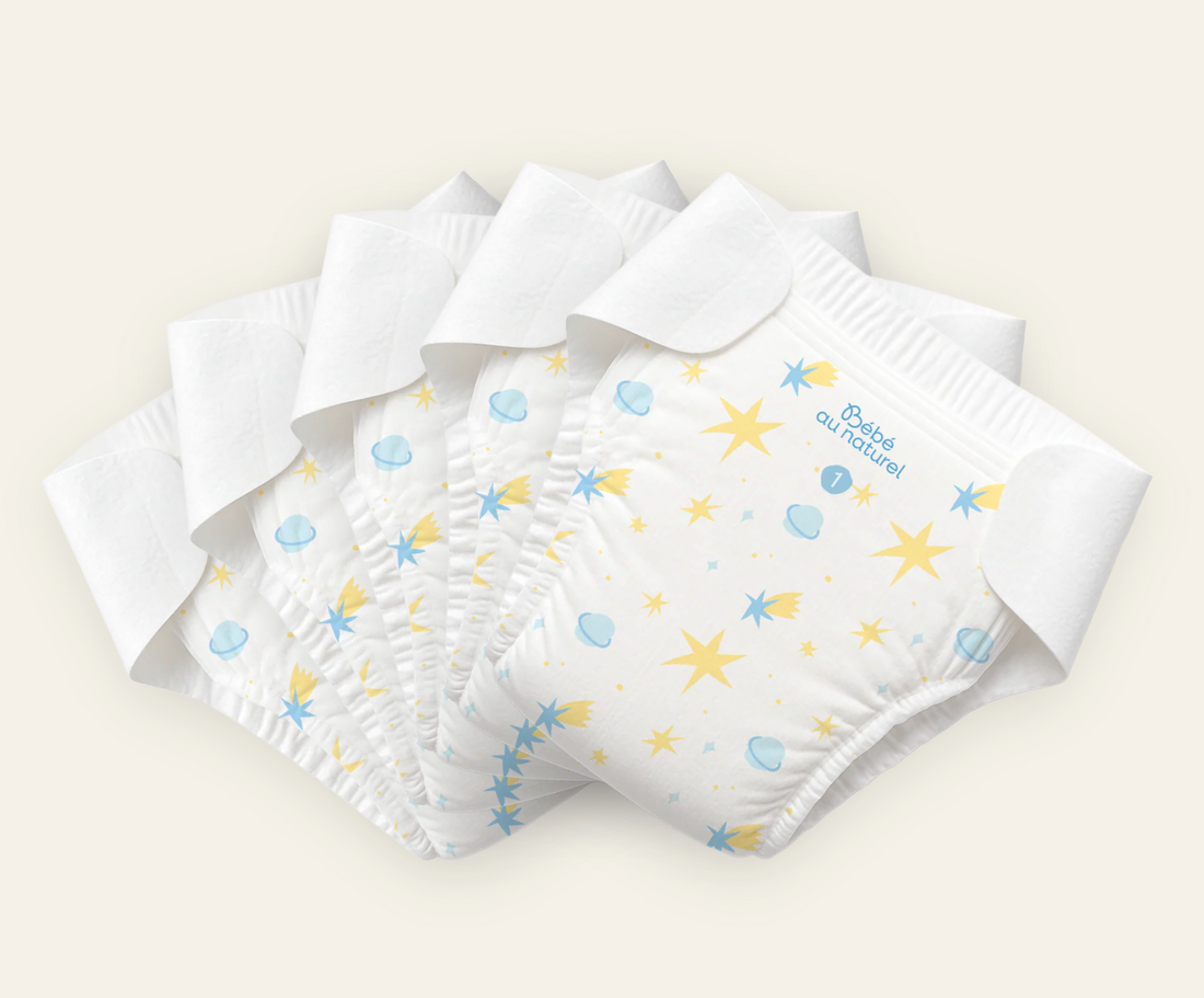 Kit d'essai La Couche Écologique Bébé au Naturel — 5 couches à 1 €