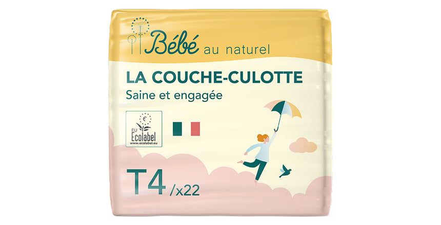 Culotte d'apprentissage écologique (couche pull-up) — quand passer de la couche à la culotte