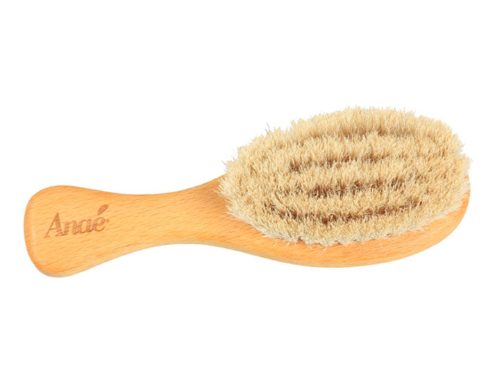 Brosse à Cheveux Bébé - Hêtre FSC et Poils de Chèvre - 13 cm
