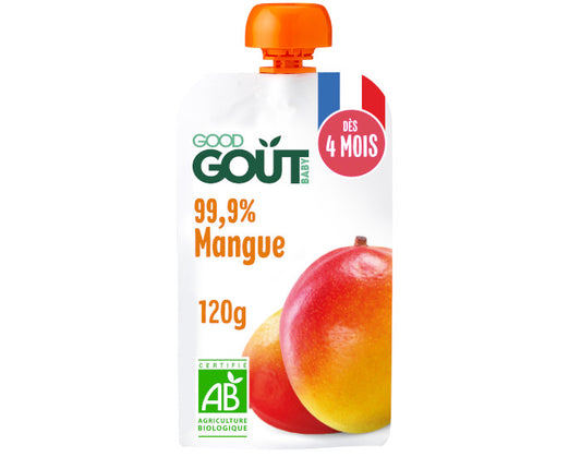 Gourde Mangue - Purée Bébé 120g - Dès 4 Mois