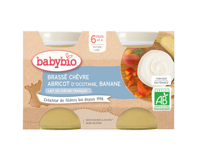 Petits Pots Brassés Lactés - 2 x 130 g - Dès 6 mois