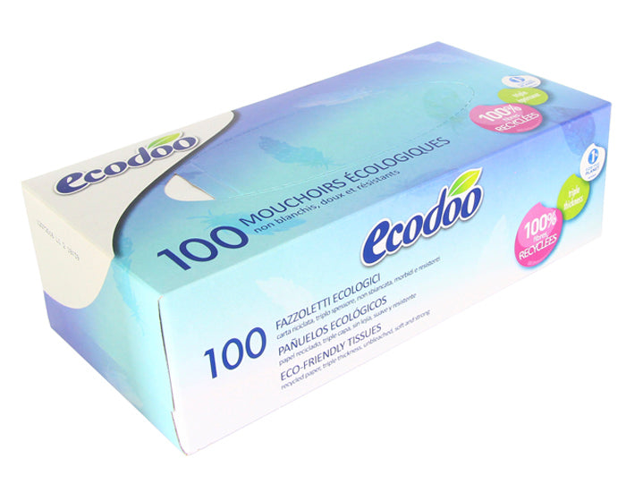 Mouchoirs Ecologiques - Boite de 100 Mouchoirs