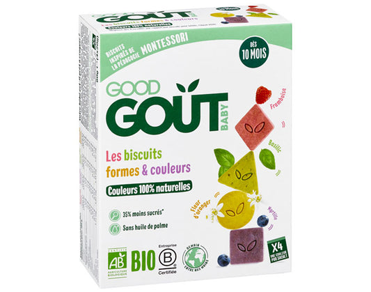 Biscuits Formes et Couleurs - 80g - Dès 10 mois