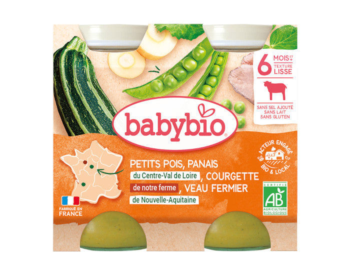 Petits Pots Menu du Jour - 2 x 200g - Dès 6 Mois