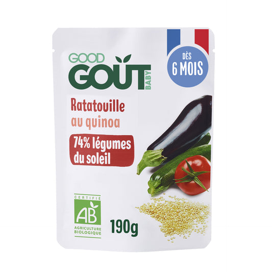 Petit Plat Bébé Ratatouille au Quinoa - 190g - Dès 6 mois