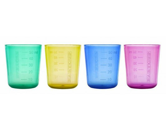 Lot de 4 Mini Tasses Graduées - Multicolore - Dès 4 mois