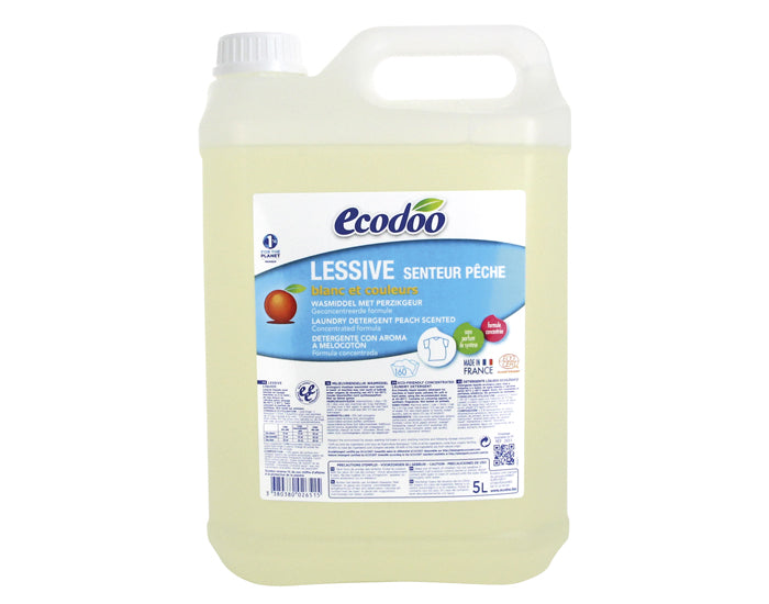 Lessive Blanc et Couleurs Liquide Ecologique - Senteur Pêche
