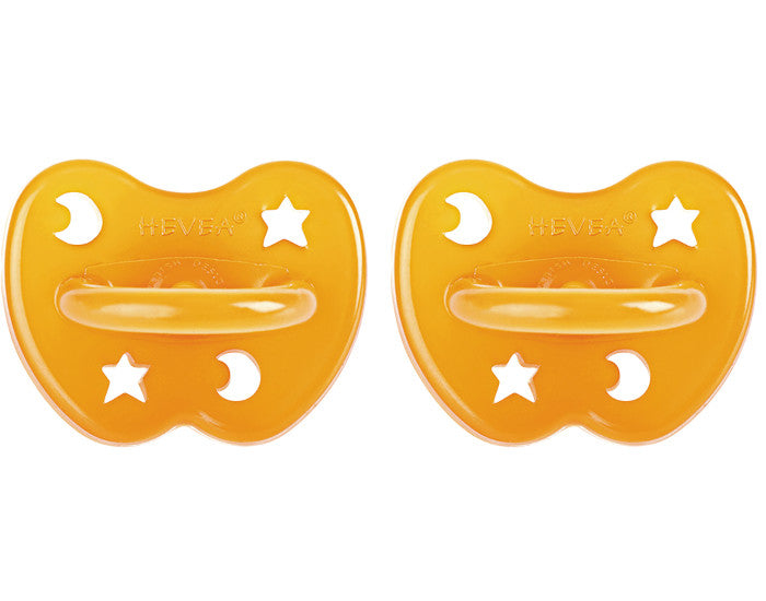 Lot de 2 Sucettes Physiologiques en Caoutchouc Naturel