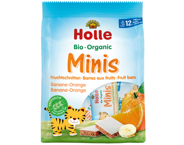 Minis Barres aux Fruits Banane Orange - Dès 12 mois - 100 g