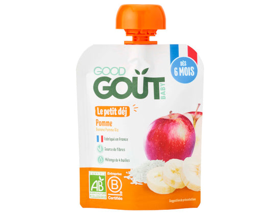 Gourde Petit Déj Pomme - Dès 6 mois - 70 g