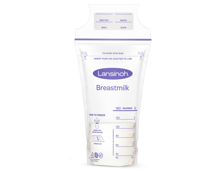 Sachets de Conservation pour Lait Maternel - 50 pièces - 180 ml