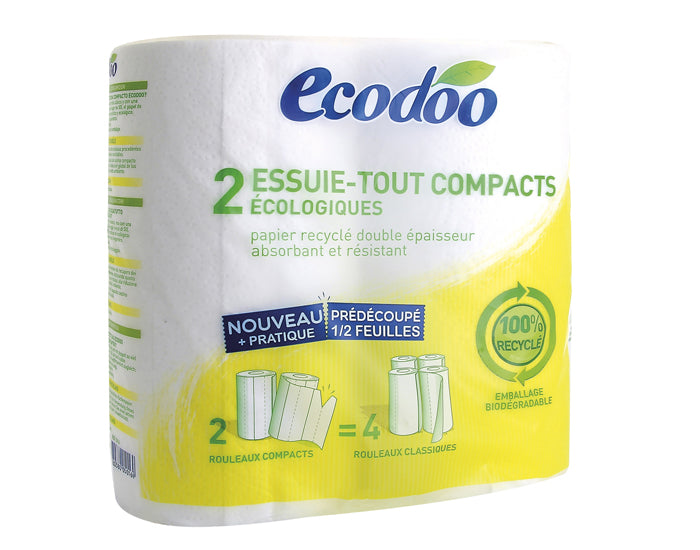 Essuie-tout compact recyclé