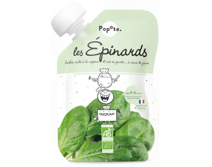 Gourde Epinards Bio - 120 g - Dès 4/6 mois