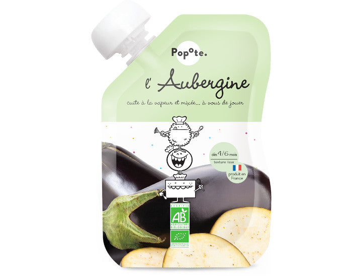 Gourde Aubergine Bio - 120 g - Dès 4/6 mois