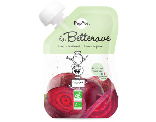 Gourde Betterave Bio - 120 g - Dès 4/6 mois