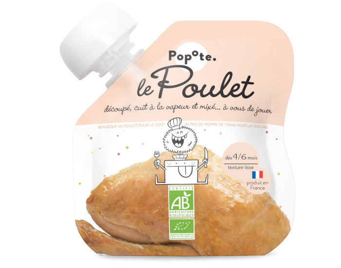 Gourde Poulet Bio - 60 g - Dès 4/6 mois