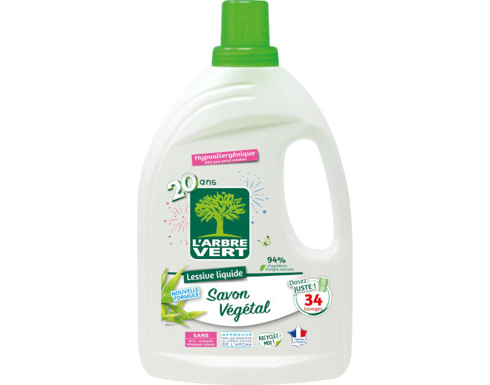 Lessive Liquide Savon Végétal