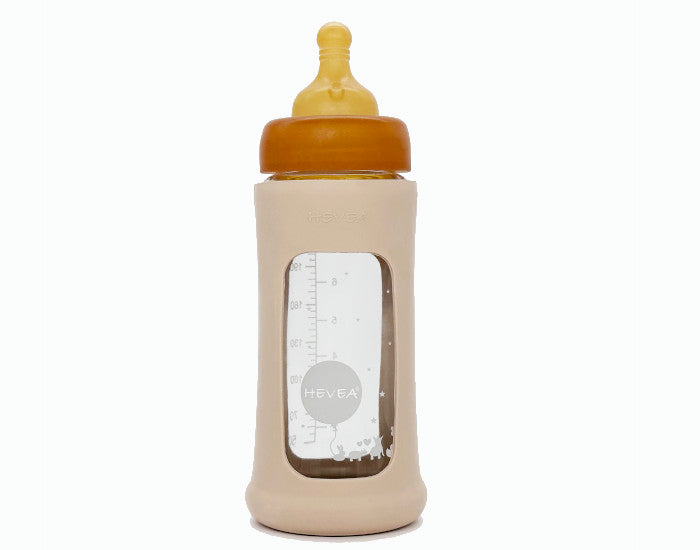 Biberon en Verre Zéro Plastique avec Housse de Protection - 250 ml