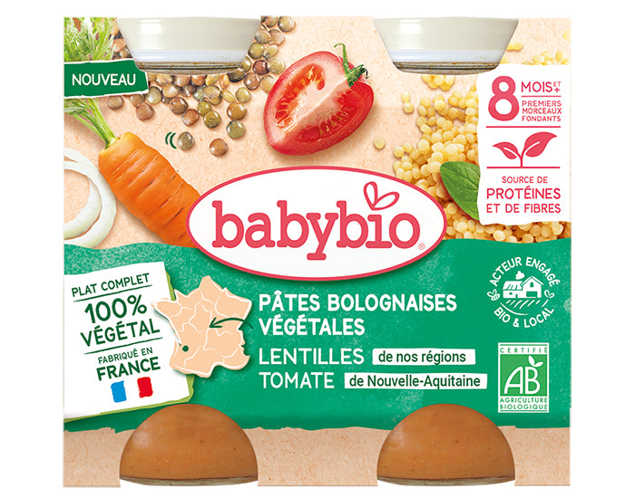Petits Pots Menu Végétal - 2 x 200 g - Dès 6 à 8 mois