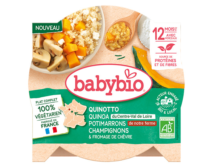 Assiette Menu Végétal - 190 g ou 230 g - Dès 12 ou 15 mois